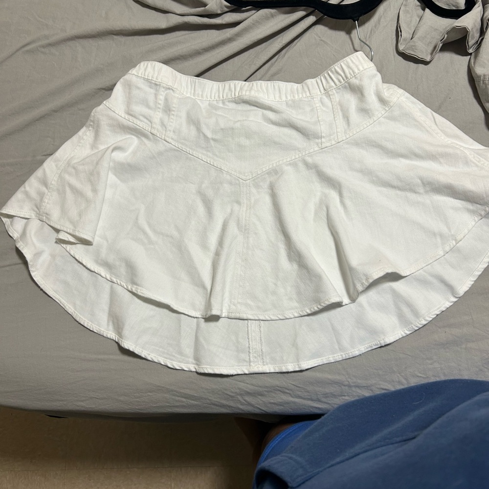 White skirt!